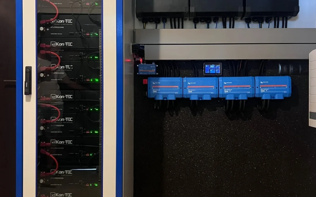 System zasilania domu o pojemności 61,44kWh i mocy 30kVA