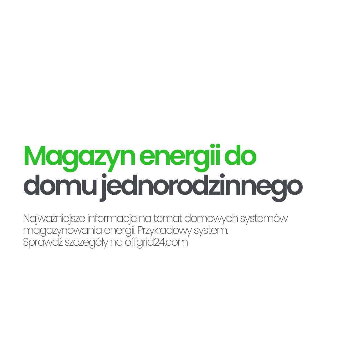 magazyn energii do domu jednorodzinnego - grafika