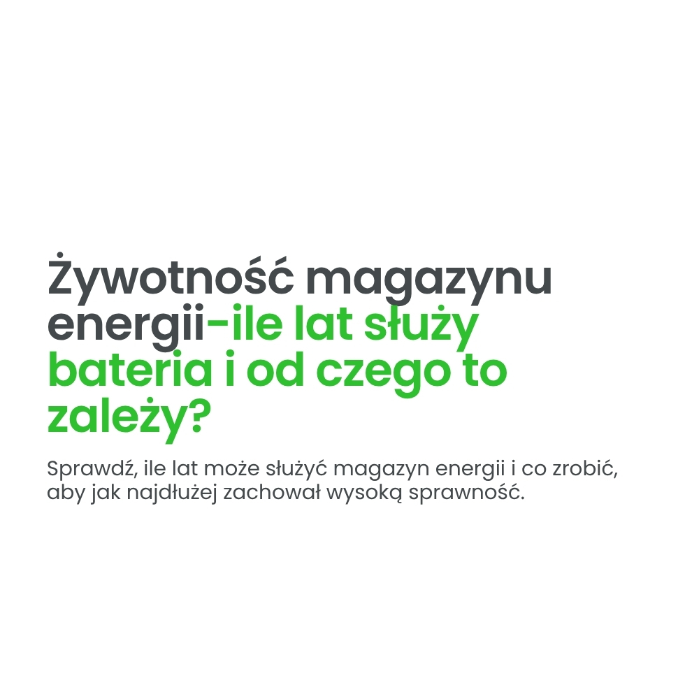 żywotność magazynu energii
